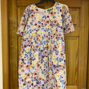 Floral baby doll dress